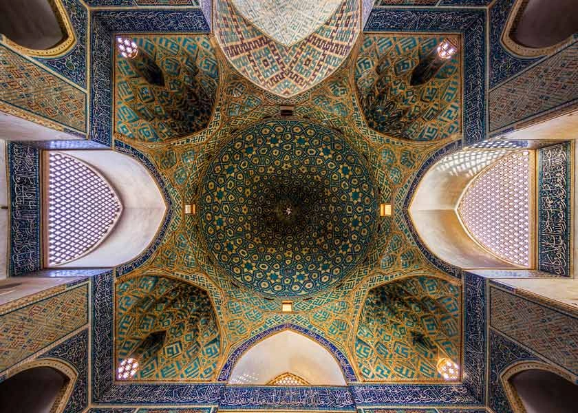 بخش های مختلف مسجد جامع یزد